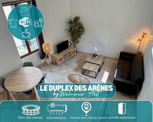 Quartier Administrations Apartment | Le Duplex des Arènes, idéalement situé et lumineux