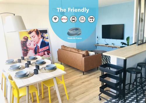 Villeneuve-la-Garenne Apartment | Le FRIENDLY, proche PARIS