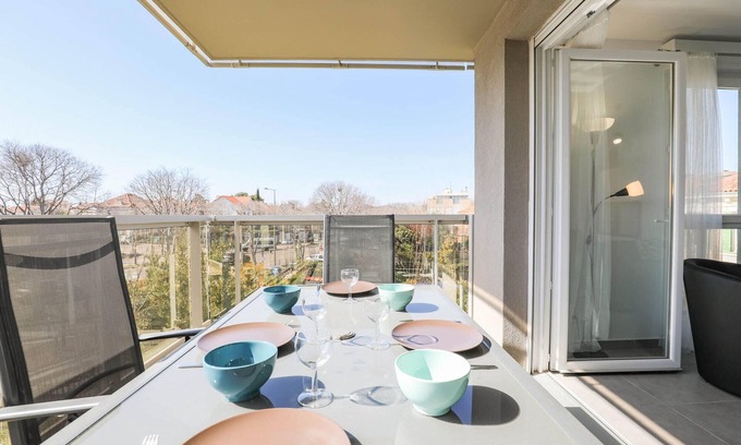 Mazargues Apartment | Le Michelet - Appart 2 ch avec terrasse et parking