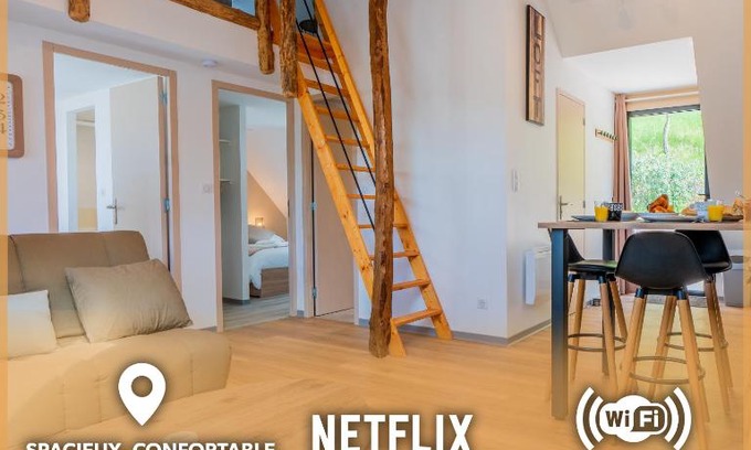 Banassac Apartment | Le Point Sublime - Netflix/Wifi Fibre/Terrasse