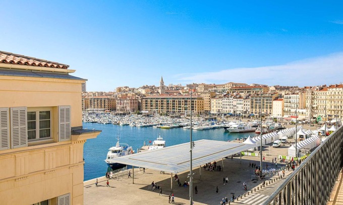 Opera Apartment | Le Pythéas - Vue Vieux-Port avec terrasse et clim