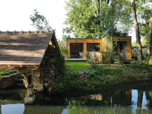 Aubepierre-Ozouer-le-Repos House | Le repère nature SPA - Lodges de Bonfruit