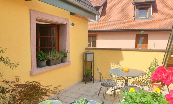 Ensisheim Apartment | LE SCHMOUTZ: Charmant duplex entre Colmar et Mulhouse (1-4 pers)