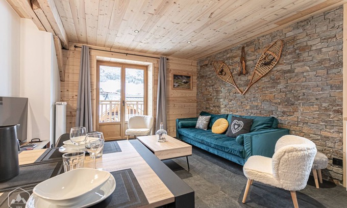 Termignon Apartment | Le Temps Suspendu - "Anémone" Charming apartment - 8 people