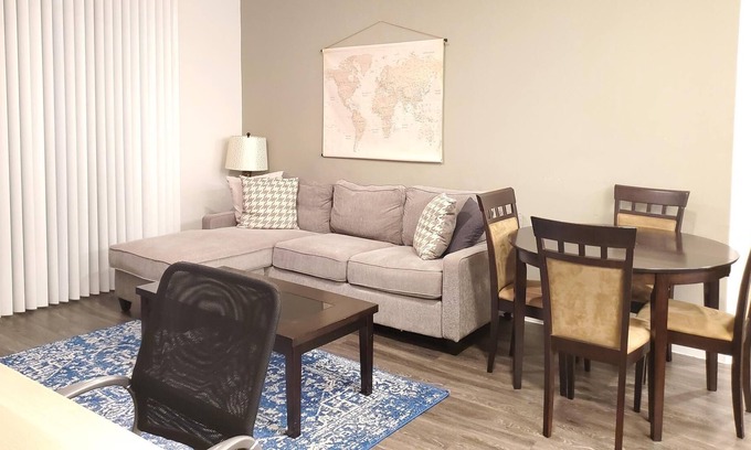 Legacy Park Apartment | LegacyWest|Corporate|2Bed|Courtyard View
