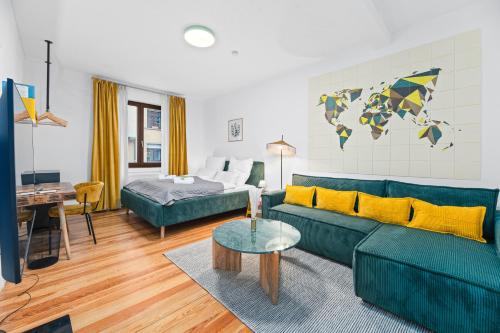 Beiertheim Apartment | Lemon3 - CityNest mit Balkon & Workspace - Nähe Bahnhof