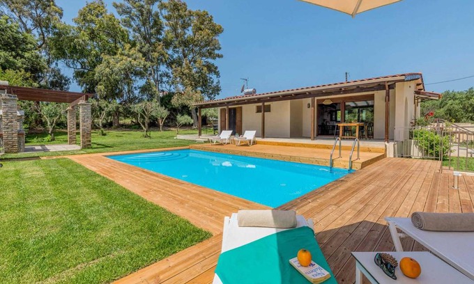 Chalikounas Villa | Lepti Ammos, Amazing villa in Halikounas w/