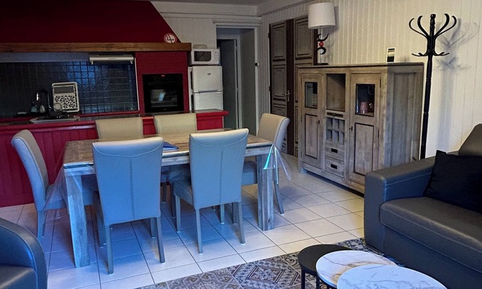Saint-Lary-Soulan Ski Chalet | Les 4 vents, large T3 70m2, 6 pers, 2 bedrooms in individual fenced chalet