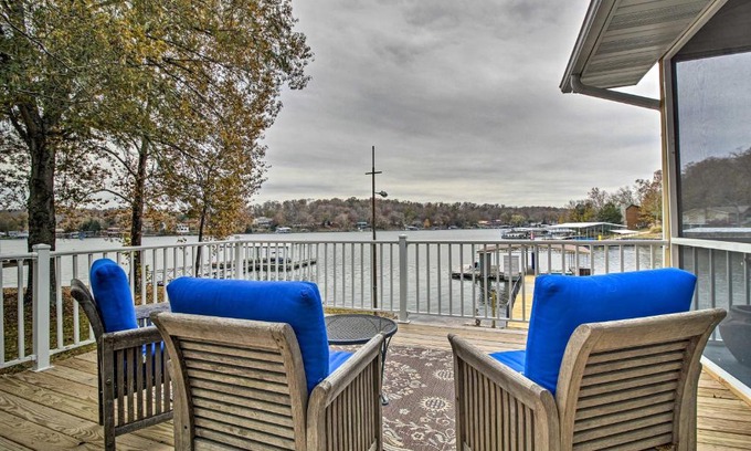 Gravois Mills House | Lily Pad Oasis with Dock on Lake of the Ozarks!