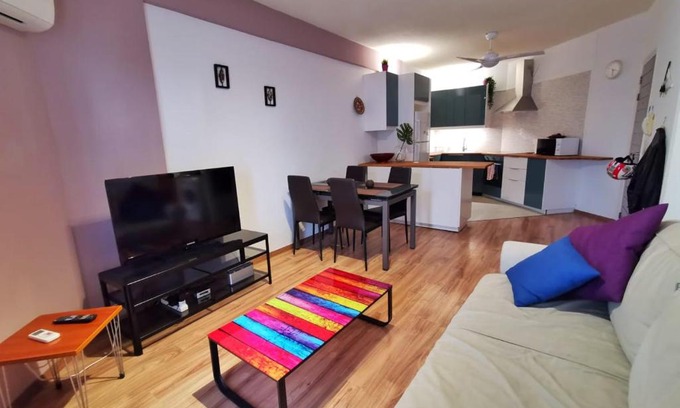Neapolis Apartment | Limassol 1bd Appt 50m from beach