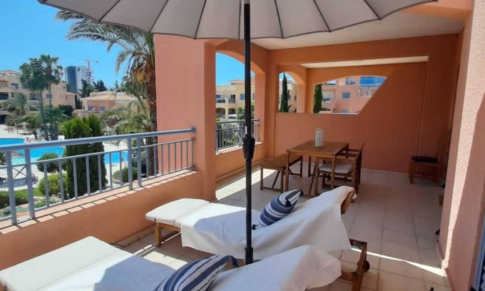 Paphos Apartment | Limnaria - Superb, Modern 1BR Apt. With Pool Views