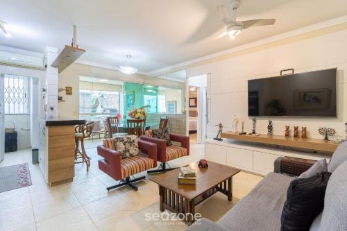 Jurere Apartment | Lindo apto a 100m da praia de Jurerê CRJ101