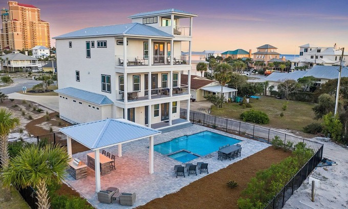Gulf Pines House | Live It Well - Beach House with Gulf Views, Private Pool Space & Game Room