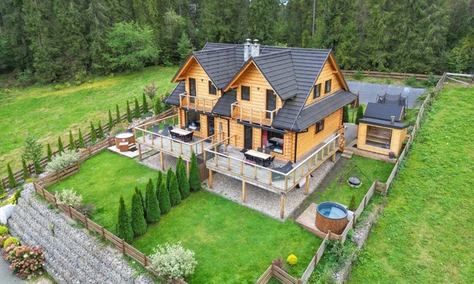 Lapsze Nizne Ski Chalet | LK Resort Łapsze domy z prywatną balią i sauną