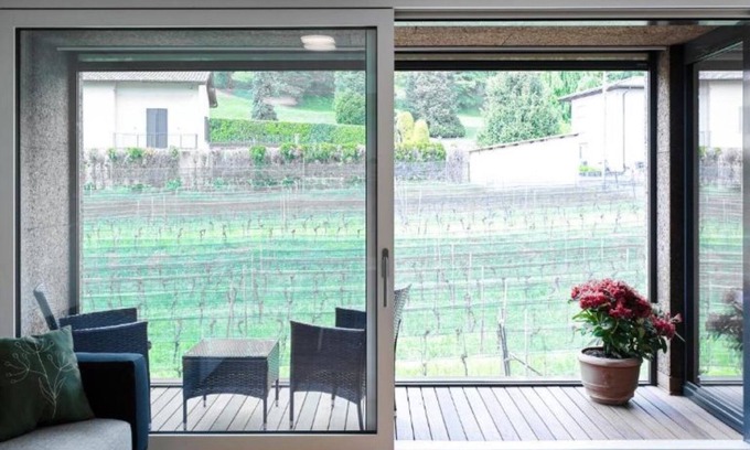 Stabio Apartment | Lo Scudo di Stabio - 50 m² vineyard view SST
