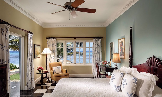 Montego Bay Apartment | Located at Founders Cove Spacious bedroom Separate living room