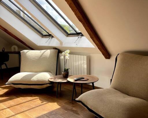 Pont-Aven Apartment | Loft à Pont-Aven, Vue panoramique sur l'Aven