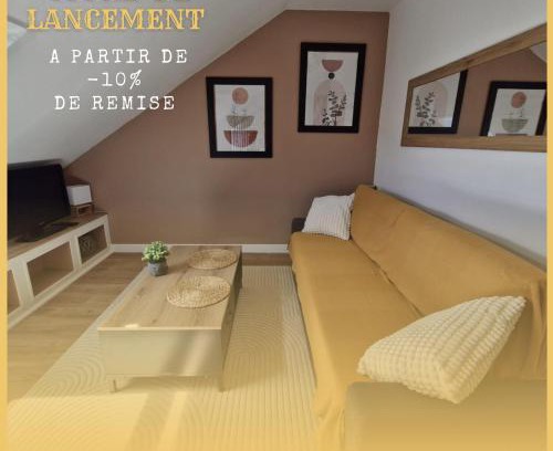Nogent-le-Rotrou Apartment | Loft Moderne et Rénové - Idéal Pros & Familles - 1 à 4 pers - Wifi - 5 min de la Gare