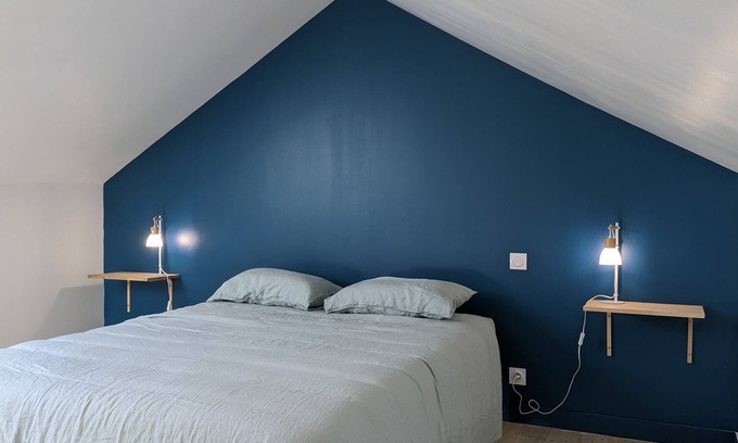 Locquirec House | Loft Pour Deux Personnes à 800 m des Plages