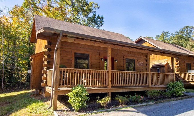 Spotsylvania Cabin | Log Cabin Multi Lvl Queen Wilderness Presidential