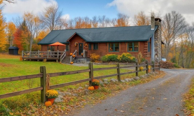 Long Lake Cabin | Long Lake Autumn Escape: Sip, Paddle & Peep Leaves