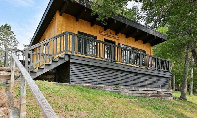 Iron River Cabin | Loon's Nest at The Spot on Buskey Bay of the Pike Lake Chain in Iron River, WI
