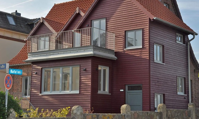 Laboe Apartment | Lotsenhaus 2 - Panoramic view of the Baltic Sea from the first beach location