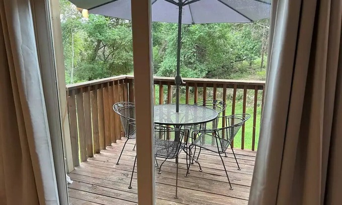 Scenic View West Apartment | Lovely 2/2 Nature Lodge near Downtown with Firepit