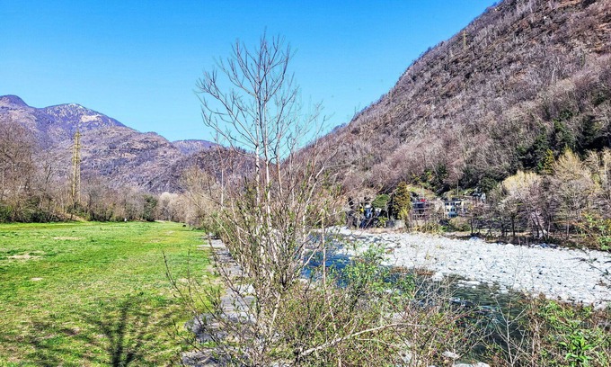 Losone Apartment | Lovely apartment for 3 people with WIFI, TV, balcony, pets allowed and panoramic view