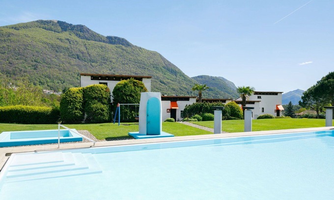 Capriasca Apartment | Lovely apartment for 5 guests with WIFI, pool, TV, patio, pets allowed and panoramic view