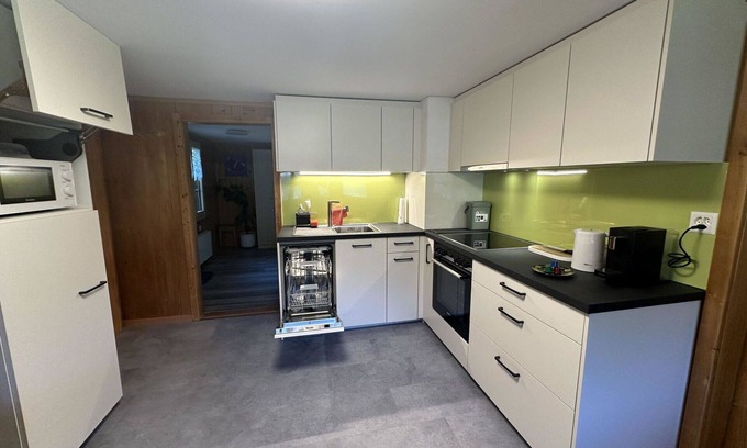 Frutigen Apartment | Lovely apartment for 5 guests with TV and balcony