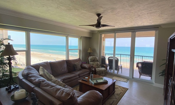 Ponce Inlet Condo | Lovely, recently renovated beachfront condo with pool on non-driving beach