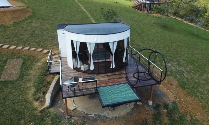 Barichara Cabin | LUMIPOD XTRAVAGANT Private Jacuzzi, Malla Catamaran