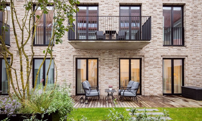 Old Town Apartment | Lux apartment with a terrace in Vilnius Old Town