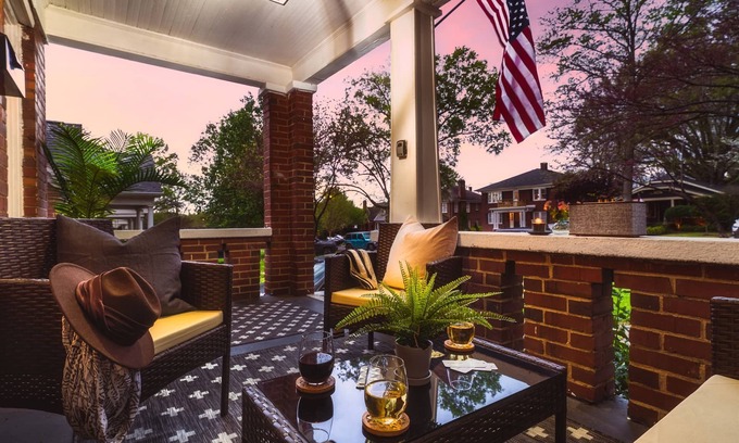 Wesley Heights House | Lux Family CLT Duplex! Private Yard! Near Uptown!