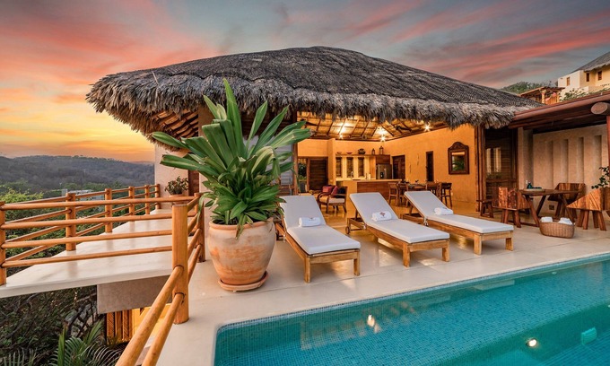 Santa Maria Huatulco Villa | Luxe Beach Villa in Exclusive Oceanfront Community