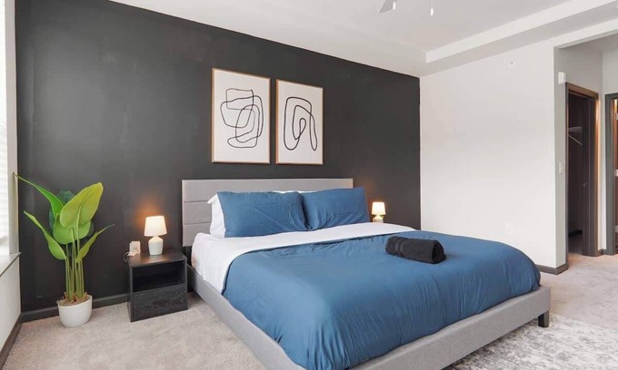 North Raleigh Apartment | Luxe King 3 Bedroom Suite in North Raleigh NC!