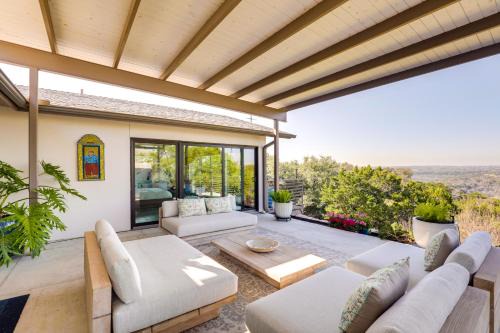 Sky Forest House | Luxe Mid-Century Austin Home with Canyon Views