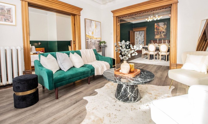 Saint John House | Luxe Turn-Of-The-Century Suite by Reversing Falls