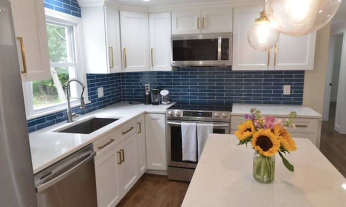 Bristol House | Luxe, very private retreat with a large yard & fire pit