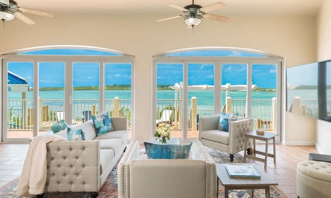 Venetian Road Settlement Villa | Luxurious 5 bedroom waterfront villa in the heart of Providenciales