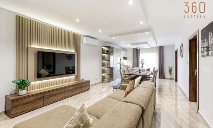 Swieqi Apartment | Luxurious, spacious fully equipped home in Swieqi by 360 Estates