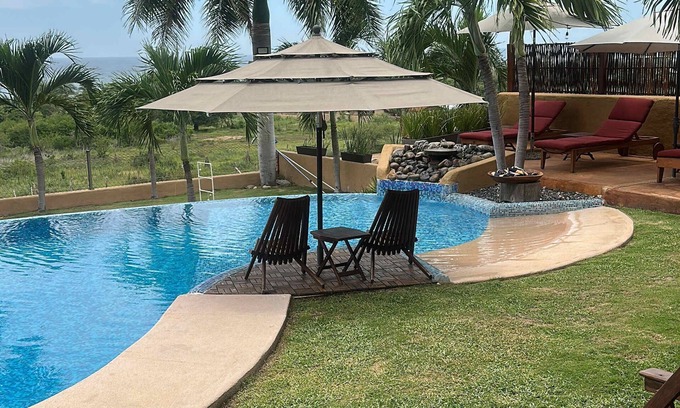 Troncones House | Luxurious Troncones Estate with 360 Views, Private Pool & Steps to Surf