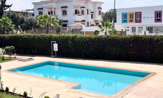 Agadir Villa | LUXURIOUS VILLA - LARGE COMMON SWIMMING POOL 5.5x11 2 GOLFS at 500 and 800 m. Sea 5km away