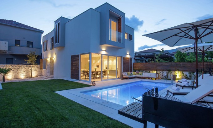 Kastel Stari Villa | Luxurious Villa with Private Pool and Garden