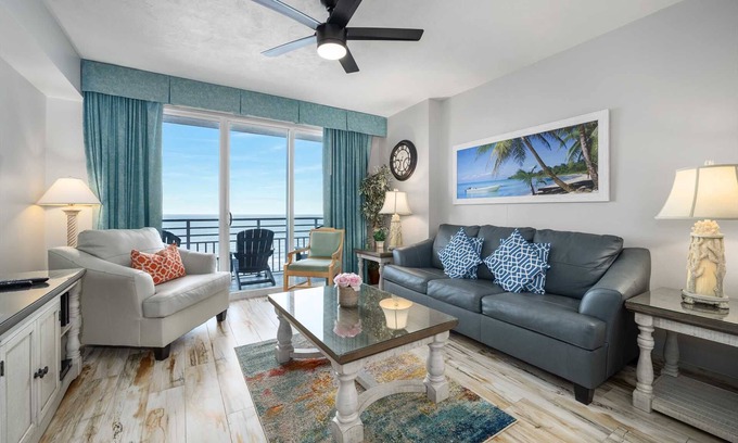 Brush - Stewarts Condo | Luxury 14th Floor 1 BR Condo Direct Oceanfront Wyndham Ocean Walk Resort Daytona Beach | 1403