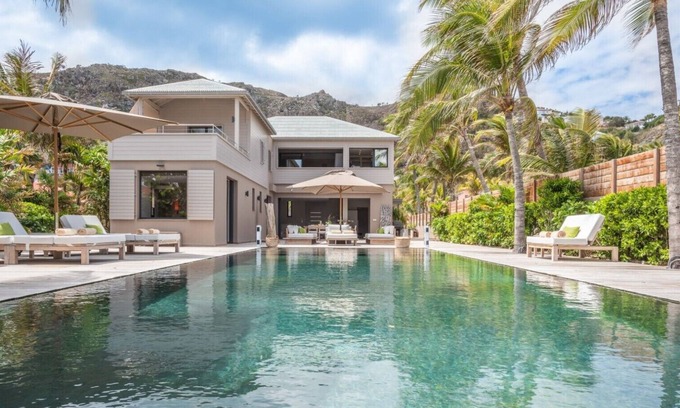 Anse des Cayes Villa | luxury 4 bedroom villa on the coral beach of Anse des Cayes in St Barths