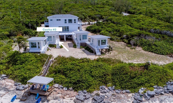 Governor's Harbour Resort | Luxury Beachfront Bedroom on Pink Sand Beach, Governor's Harbor: Casita #2