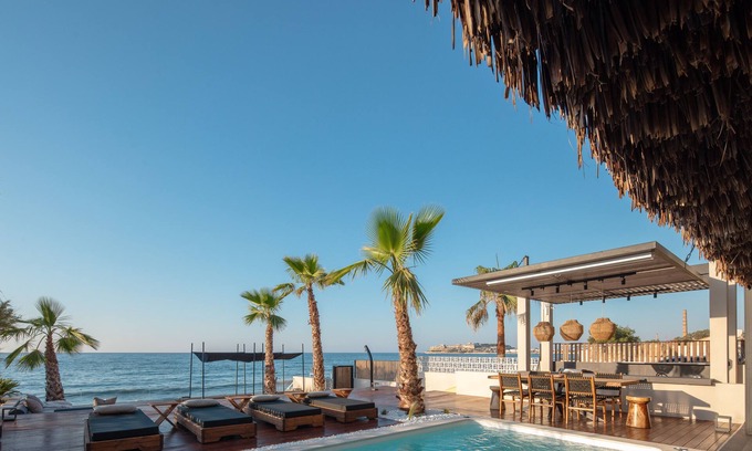 Rethymno Villa | Luxury Beachside Living, a Step Away from Beach!