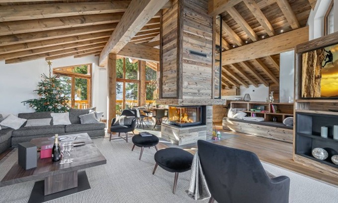 Courchevel Ski Chalet | Luxury chalet with pool, spa, and garage - 6 br, 10 guests - Courchevel 1550